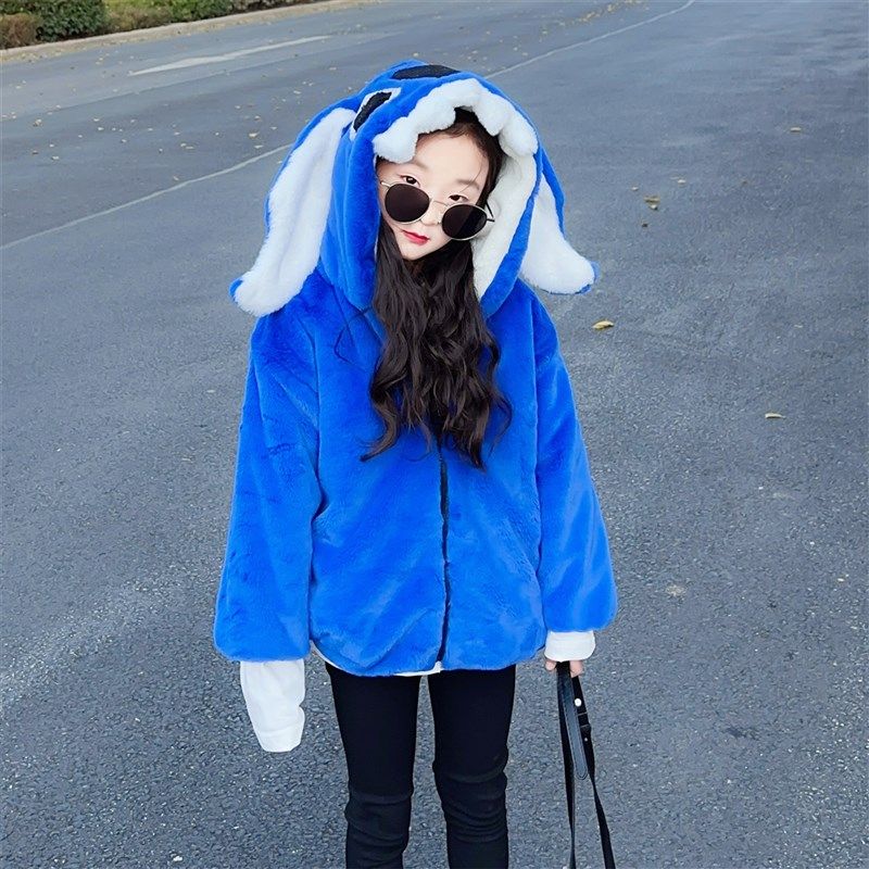 儿童皮草外套冬季棉服史迪仔中小男女童宝宝加绒加厚仿獭兔毛毛衣,童装/婴儿装/亲子装,皮草/仿皮草,淘宝优惠券,粉丝福利购,淘宝优惠卷