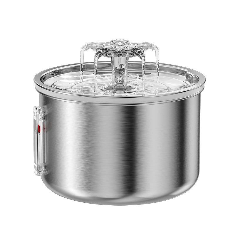 不锈钢猫咪饮水机自动过滤循环流水智能感应宠物猫喂水器静音恒温