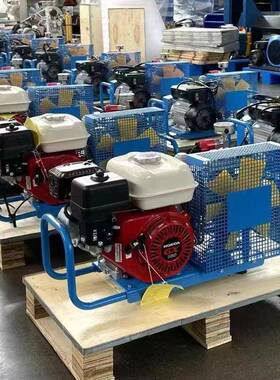 汽油款KW空气呼吸充气泵X100-4IG呼器器吸气瓶充气泵HRP压缩机