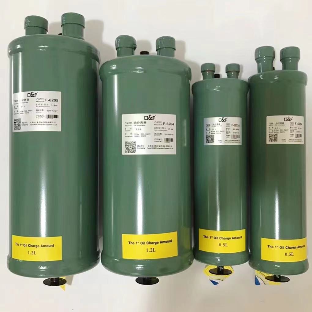 天津法斯克油分 冷库制冷机组油液分离器 F-5202 5203 5204 6205