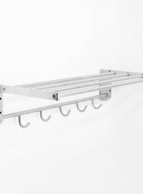 活叠毛巾架304不WBW锈钢动浴巾架多杆式挂壁浴室折挂件A4003热卖