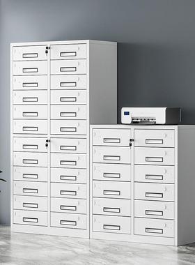 办文锁公多柜斗公司员工抽屉柜件收纳柜带资料柜铁AHQ皮档案柜矮