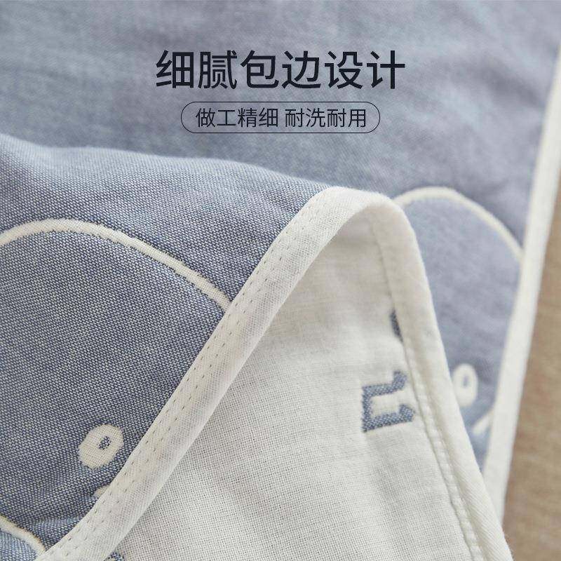 双人五长巾一米纯棉BHL纱布一米八枕头加大加长款枕巾一米二盖巾