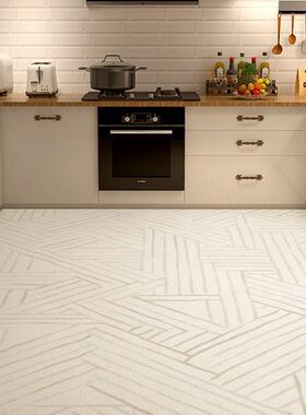 厨房地垫防油擦免清洗35859滑pvc防脏防水专用整铺地毯脚防垫子可家