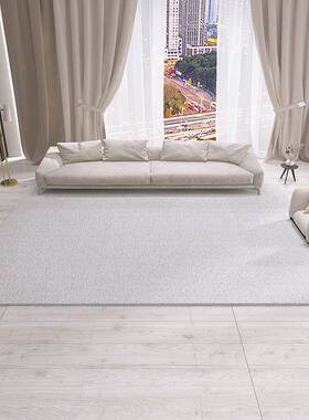 新西兰进口毛羊厅地毯XVP客沙发茶几垫卧室床前感毯奶油耐现代风