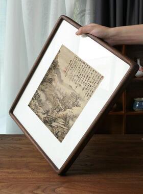 油己画外框画框装木条自组内WFO嵌式L型数字画框框装裱架简约订作