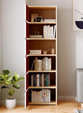 收纳柜落地多书架简约家用书柜层收小纳置架客73740厅储物省物空间斗柜