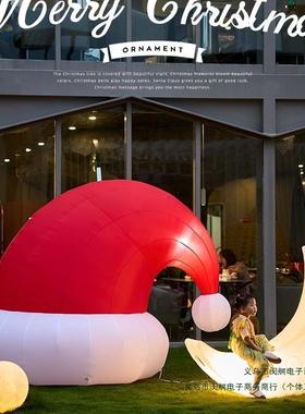 圣诞节装饰品氛XPK充头气爬墙圣诞老人挂件耶诞门围场景布置圣诞