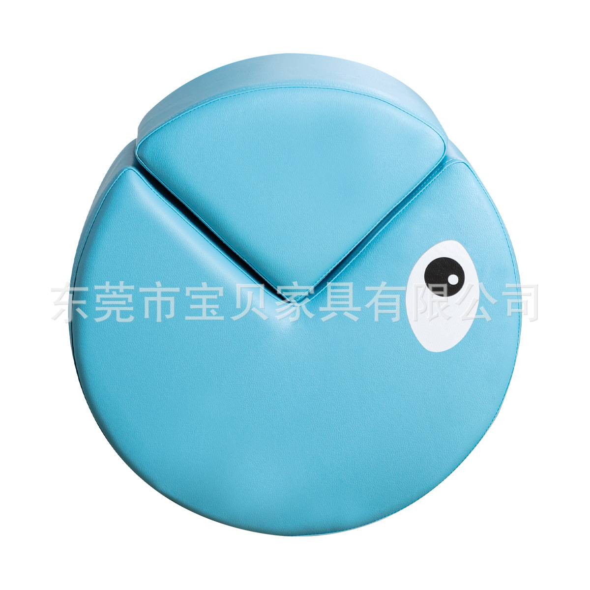 儿童凳卡通组合小沙发凳大嘴鱼凳幼儿园凳子造形皮凳软包矮凳