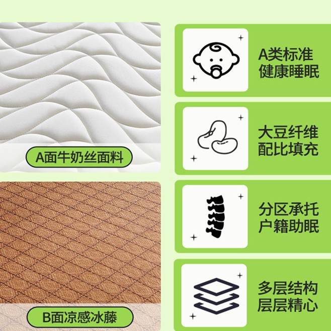 儿童床垫春夏双面打地铺睡垫拼接床软硬适中学生宿舍单人
