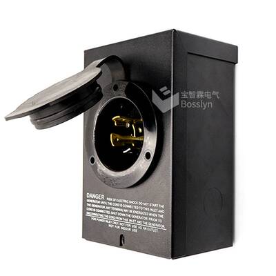 NEMA L14-30北美房车营地充电盒30A美式发电机防水接线盒PowerBox