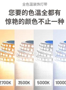 27000K350K5000K10000K灯带暖光中光白光led低压灯BQC条1性2V4V灯