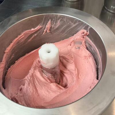 商用立式冰淇淋展示AGB制作一体机边做边加elato硬冰g淇淋均料可