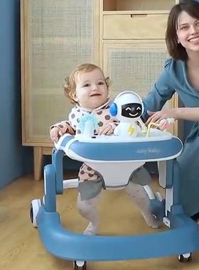 防撞脚学旋步车可推可坐加大RVT婴底盘转调速儿轮可折叠带手推款