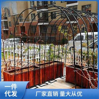 拱门架爬藤架花园月花季花架支铁绿线PLR莲萝植物架户外花门庭赵