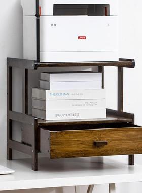 6R二办公室型打印物机置架多层IXG桌面收纳小架子办公桌层架子文