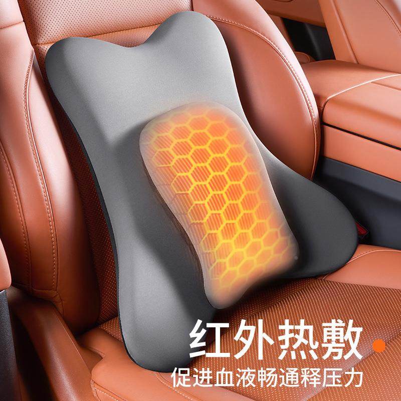 头枕护颈靠枕汽车腰垫护TVX腰偏车载腰用加高硬座椅腰托靠枕部按