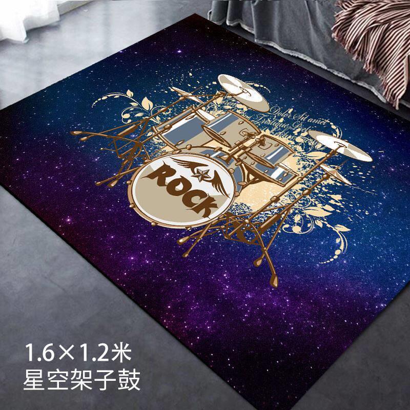 架子鼓隔音地垫防滑隔音地毯加厚垫电子鼓爵士鼓专用毯减震垫新款