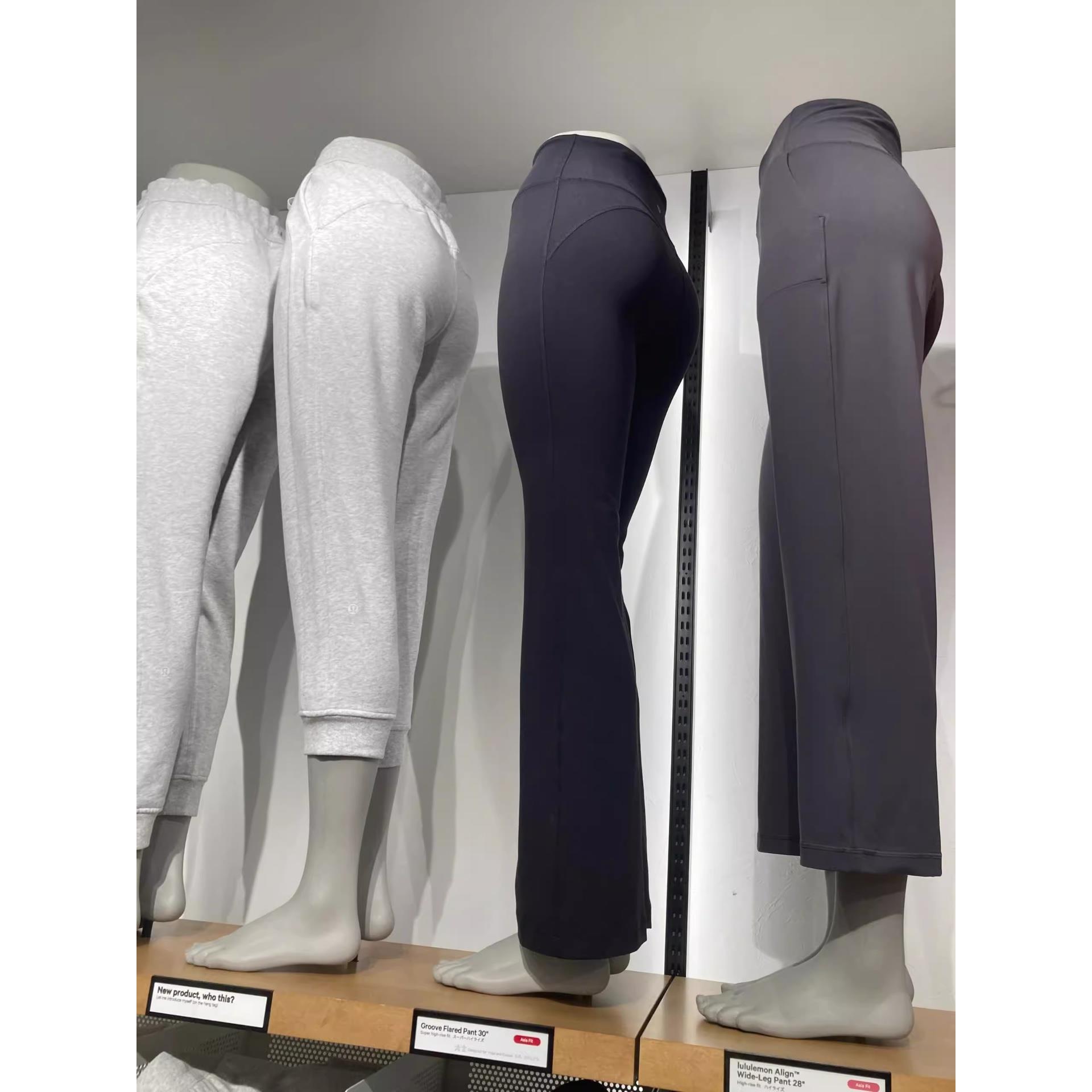 代购lululemon/露露乐蒙 Align女士高腰腰标口袋款直筒瑜伽阔腿裤