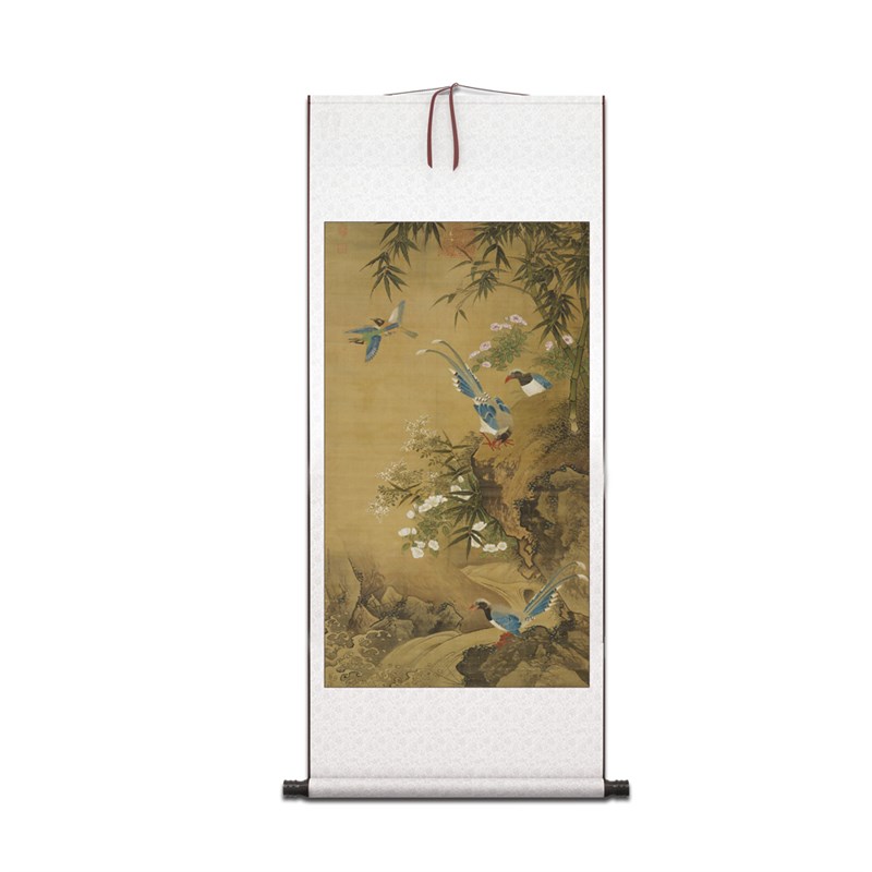 辽 萧瀜 画花鸟图 古山水风景人物国画 高清 艺术微喷 装饰画