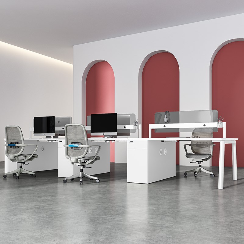 首本C办公桌简约现代办公桌椅屏风工作位办公家具员工桌