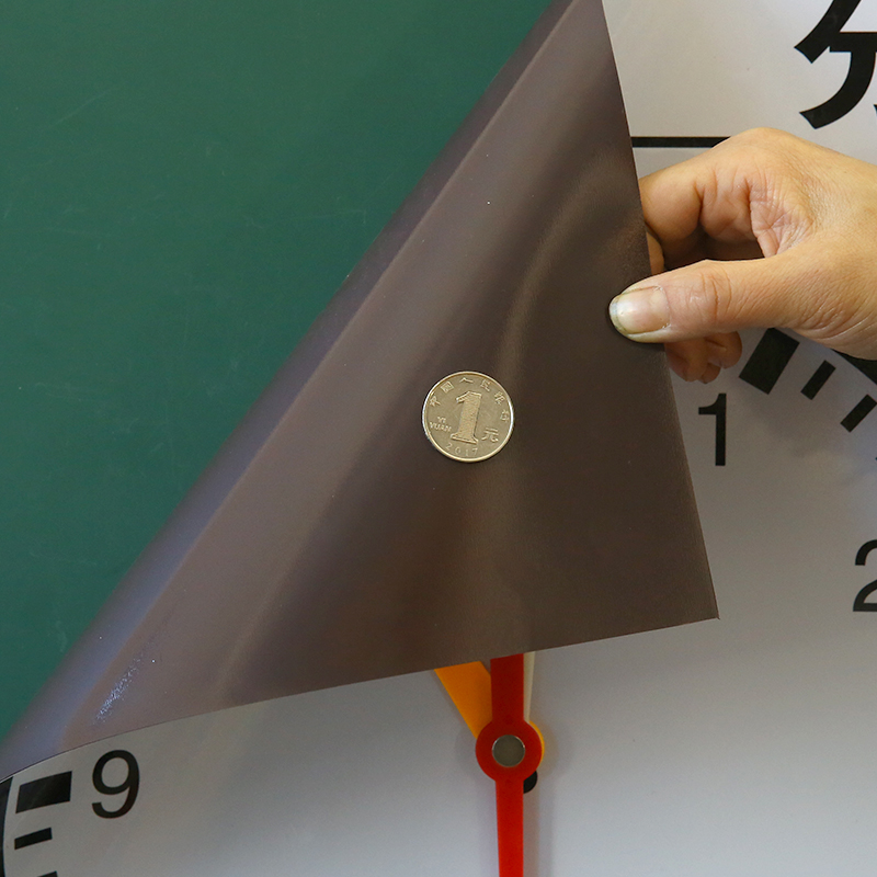 磁性钟面教具 教学钟面时钟贴钟表模型时分钟面贴磁性钟表黑板贴