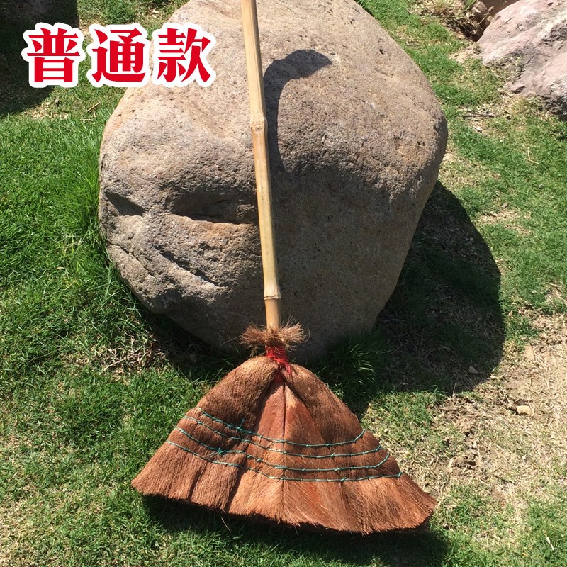 棕扫把粽丝长柄笤帚手工单个不粘毛扫地天然毛鬃软毛家用扫帚
