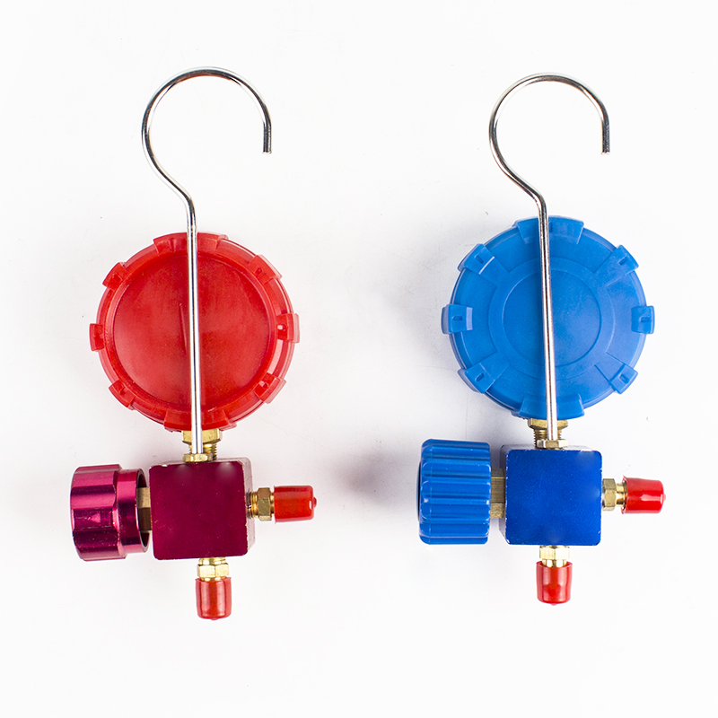 新款r22制冷剂家用10变频空调加氟表装加雪种氟利昂冷媒压力表