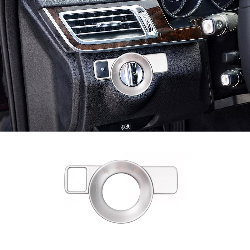 改装C/E级CL GL GLK CLS ML GLE内饰大灯雾灯开关面板饰条