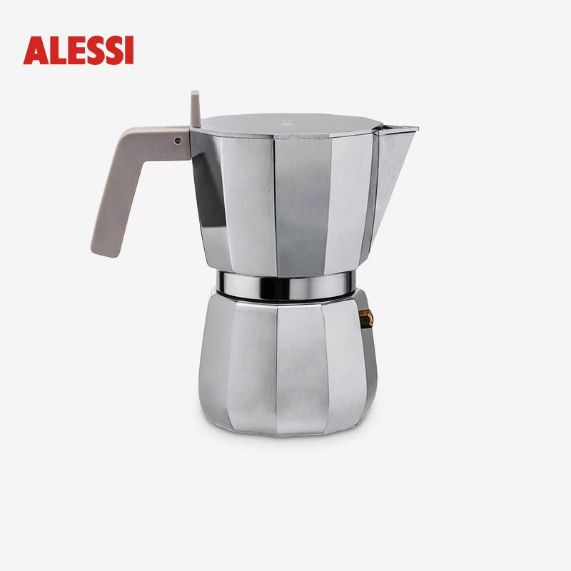 ALESSI北欧摩卡壶 意大利切面设计咖啡壶 家用意式手冲咖啡壶 不