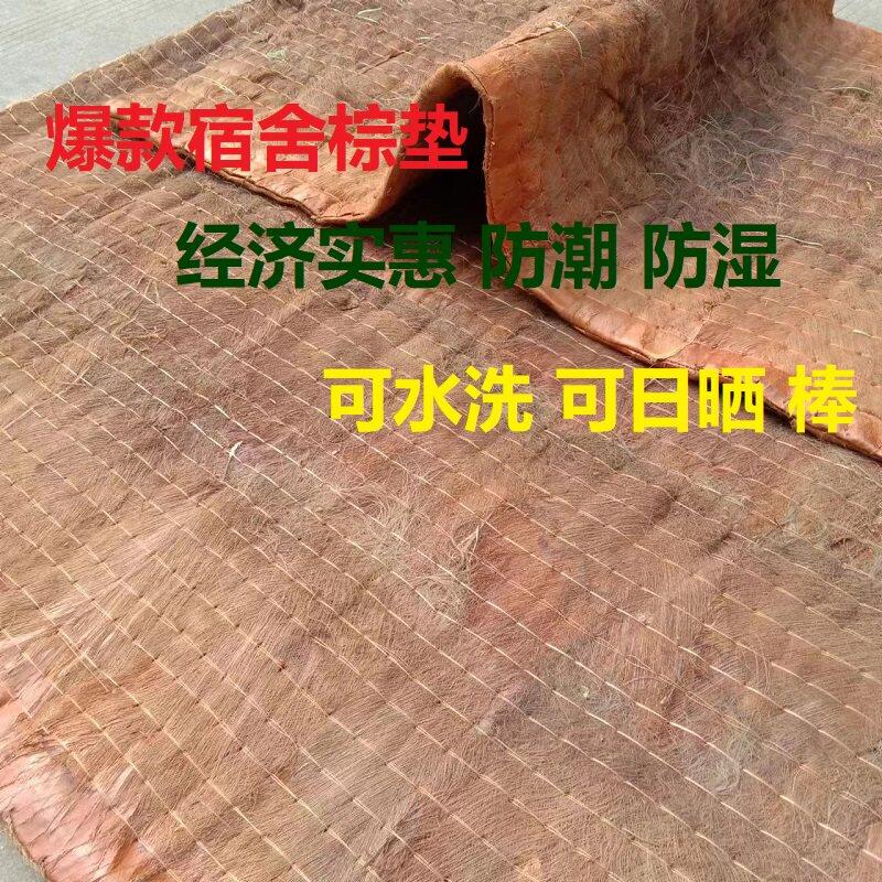 全棕床上棕垫子单人床山棕垫树棕床垫天然棕榈薄款椰棕学生宿舍粽