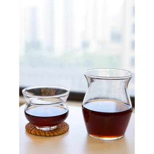 冠军origami咖啡感官杯orea手冲品鉴杯玻璃分享壶Tim葫芦闻香杯