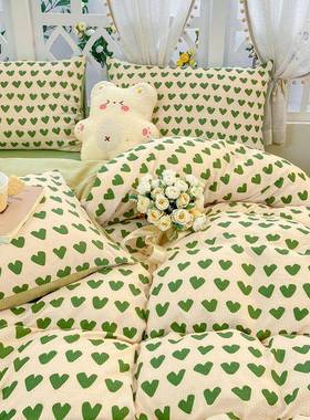 2025款A类婴泡泡棉亲肤舒适小清新级床上用母新品91488三四件套