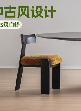 高档中用计WKR古风FAS白蜡木小餐椅大全法式复古设师创意家户型椅