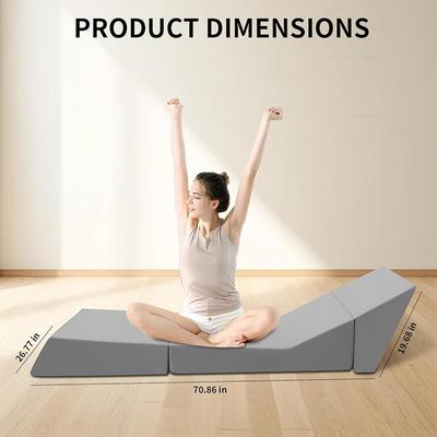 垫折叠床垫便携mattres榻榻QHS能s米高密度海绵床地板多功沙发