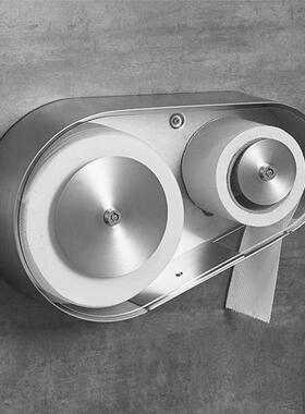 吸盘生间不钢厕纸卫盒厕所LPY锈浴室洗手纸洗漱台抽纸盒纸巾卷置