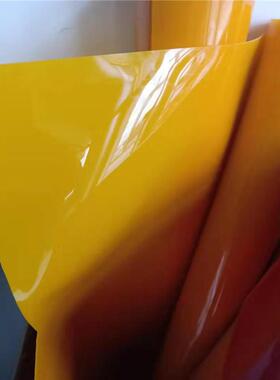 红色防弧光软门门帘焊接防护帘挡光PKO遮红帘半透塑屏料皮门帘pv