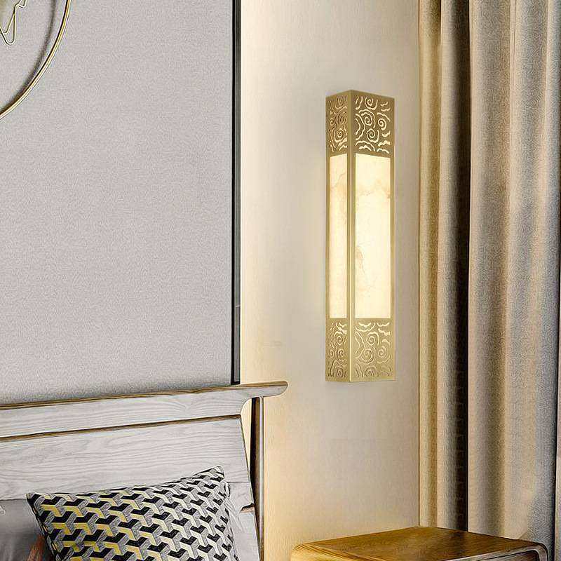 云石全铜壁灯现代简约氛围灯新中式墙壁客厅灯创意室内卧室灯具,鲜花速递/花卉仿真/绿植园艺,其它园艺用品,淘宝优惠券,粉丝福利购,淘宝优惠卷