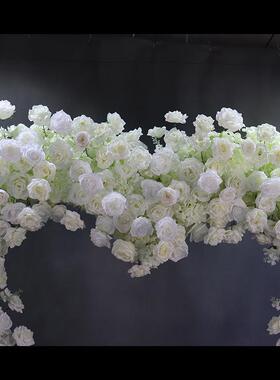 婚庆新款心形窗子花艺场橱展商厅GSU展示花婚礼背景舞台架装饰仿