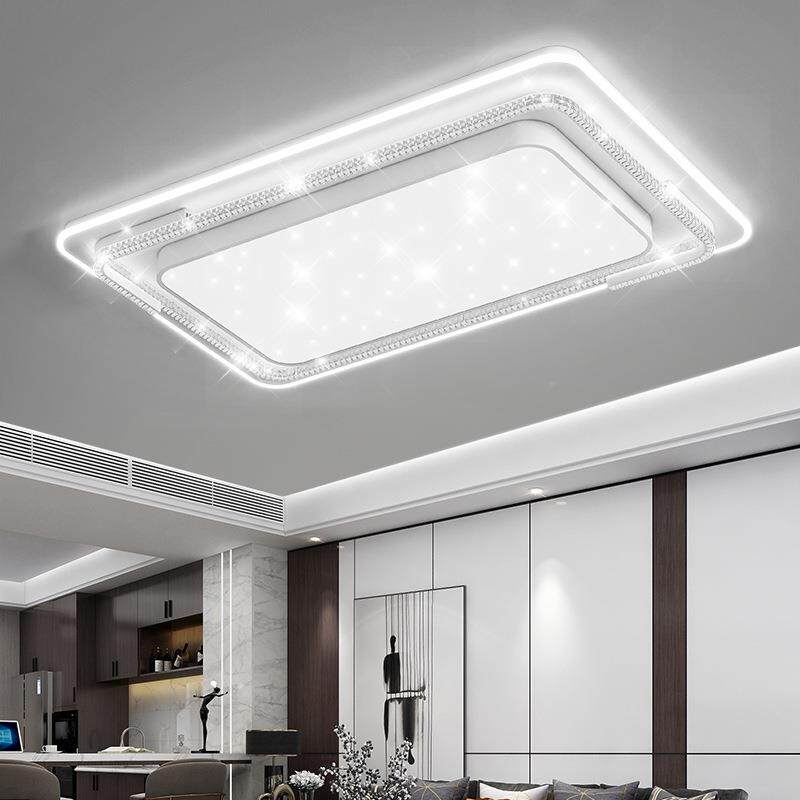 客主灯吸厅顶灯中灯灯具家NAS装灯饰山工厂卧室餐厅现代简约水晶