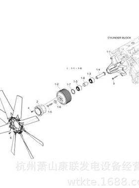 89CM825六角法兰螺栓DP222CC斗山