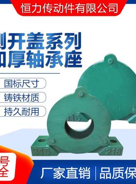 铁加厚立式侧铸开口偏盖轴座承96盒622瓦26224