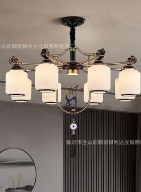 式吸顶灯长方形客新厅灯中国餐厅灯简约现代led卧KNC室风中灯具套