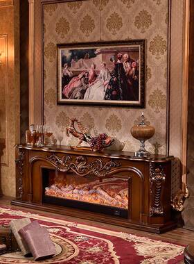 2米式炉电壁炉仿真火焰简约取欧暖装壁UIU饰可