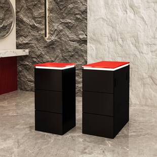 理发工具柜发廊专用储物剪发柜子工具台发型师置物架美发店大容量