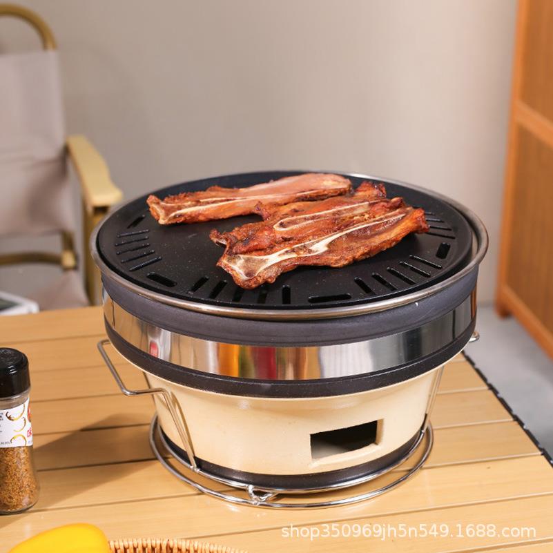 日式PYG烧烤烤肉炉烤肉碳店专用烤炉炉陶泥炉炉商用家用炉烤炉多