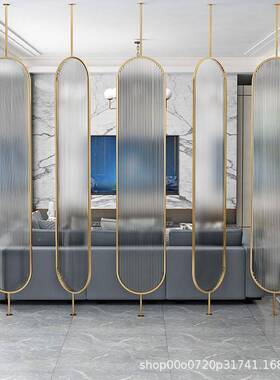 is铁艺装不锈钢玫瑰金客厅卧室钛金玄关隔CJF断店轻奢饰屏酒属风