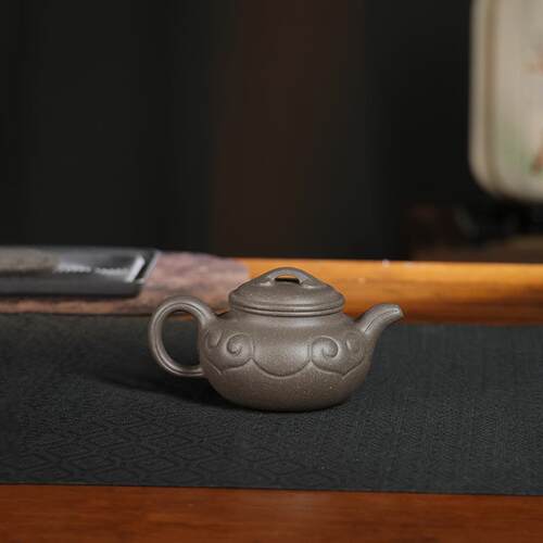 原矿泡清灰紫泥手工仿纯如意180M古L宜兴紫砂壶78994中式功夫茶壶