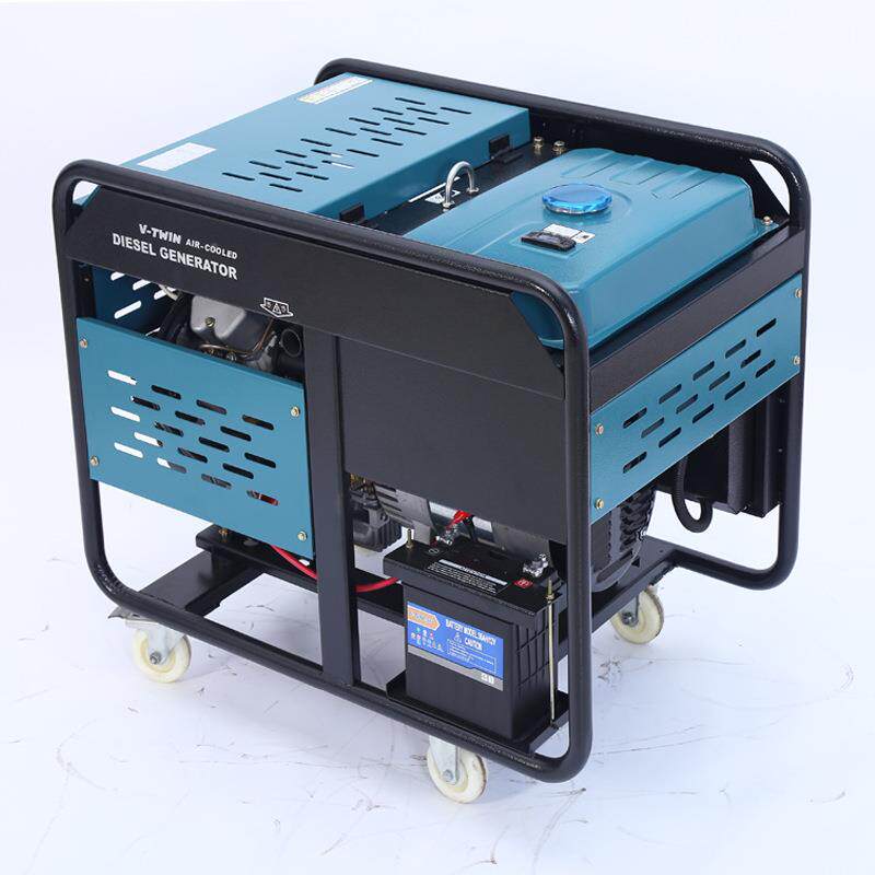 柴发电机220V小型380V三相0300开放户外家用10油kkw12w16kw便10KW