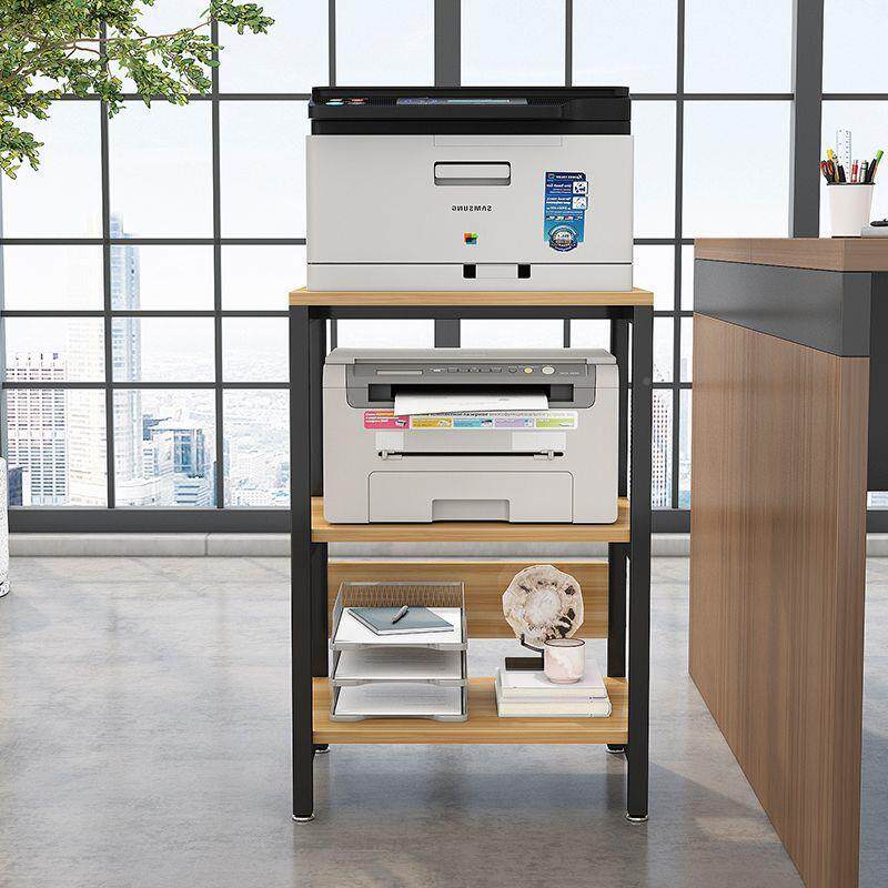 打印机置物架电放脑办桌上家用桌架子公面室支架复AEW印机置收纳